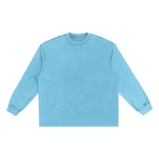 acid wash long sleeve tee ,long sleeve tshirt,long sleeve tee,snow washed tshirt,snow washed tee,long sleeve