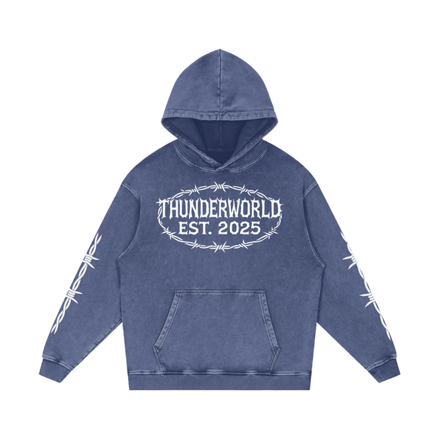 AcidWashHoodie,ThunderWorldClothing,UrbanFashion,treetwearCulture,HeavyweightHoodie,OversizedHoodie