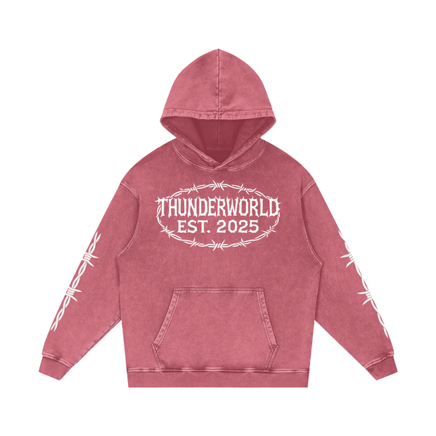 AcidWashHoodie,ThunderWorldClothing,UrbanFashion,treetwearCulture,HeavyweightHoodie,OversizedHoodie