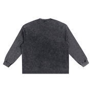 acid wash long sleeve tee ,long sleeve tshirt,long sleeve tee,snow washed tshirt,snow washed tee,long sleeve