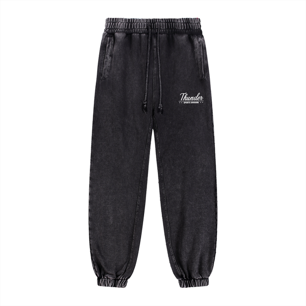 joggers,snow washed joggers,acid washed jogger,thunderworld jogger