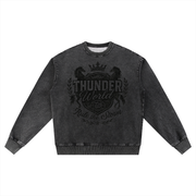 ThunderWorld,RuleTheStorm,ThunderWorldBrand,StreetwearCrewneck,UnisexStreetwear,HeavyweightSweatshirt,LooseFitSweatshirt