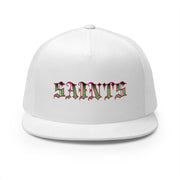 Embroidered Saints 5 Panel Trucker Cap - Stylish & Trendy Headwear