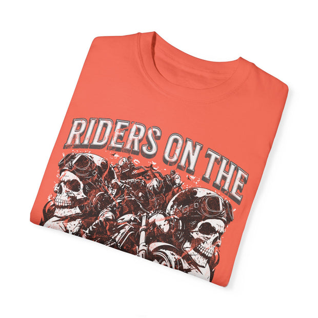 Biker T-Shirt - Thunderworld Brand Unisex Garment-Dyed