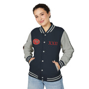 Unisex Heavyweight Letterman Jacket - Trendy Varsity Style with Bold Graphics
