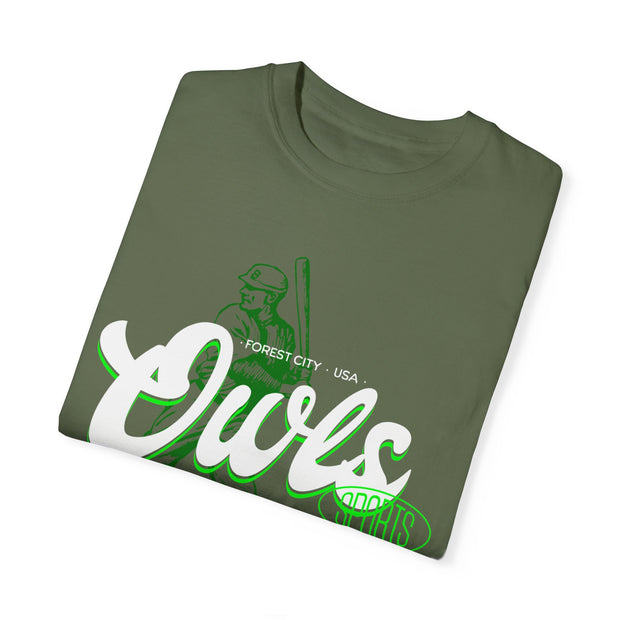 GREEN OWLS T-SHIRT