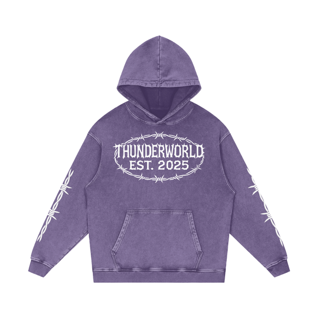 AcidWashHoodie,ThunderWorldClothing,UrbanFashion,treetwearCulture,HeavyweightHoodie,OversizedHoodie