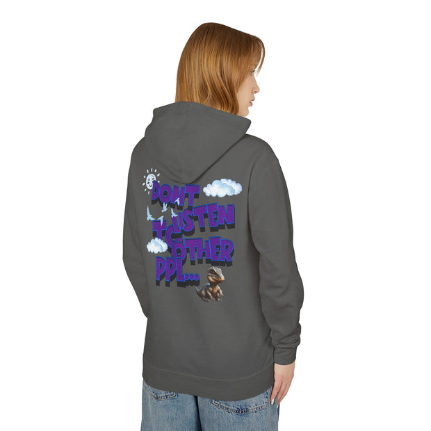 Motivational Lightweight Hoodie - Fun Loving Design