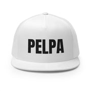Custom Embroidered 5 Panel Trucker Cap - Red 'PELPA' Hat for Trendsetters