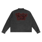 ThunderWorld,VintageDenimJacket,StreetwearStyle,ThunderWorldClothing,StreetFashionDaily,ThunderWorldBrand