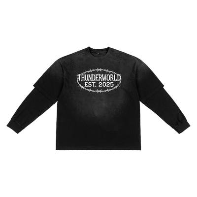 ThunderWorld,StreetwearBrand,UrbanStyle,hunderWorldEst2025,OversizedFit,VintageWash