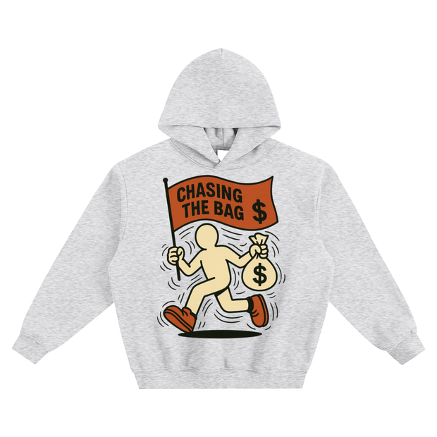 chase the bag hoodie,thunder hoodie,heavyweight hoodie,hunderworld hoodie,thick hoodie