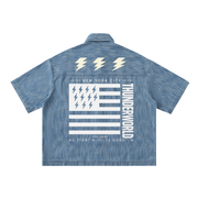 ThunderWorld,ThunderWorldClothing,Streetwear,DenimShirt,MensStreetStyle,UnisexFashion