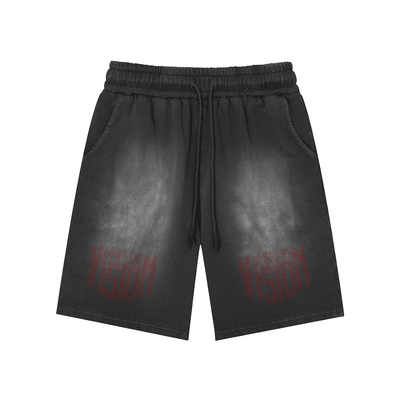 shorts,acid wash shorts,monkey washed,summer,black shorts,jogger shorts