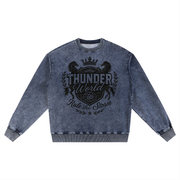 ThunderWorld,RuleTheStorm,ThunderWorldBrand,StreetwearCrewneck,UnisexStreetwear,HeavyweightSweatshirt,LooseFitSweatshirt