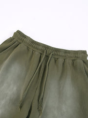 SHORTS,cotton shorts,washed shorts,thunderworld shorts,thunderworld short,fleece,fleece shorts