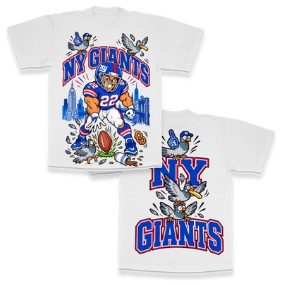 NY Giants Pigeons Oversized Enzyme-Washed T-Shirt