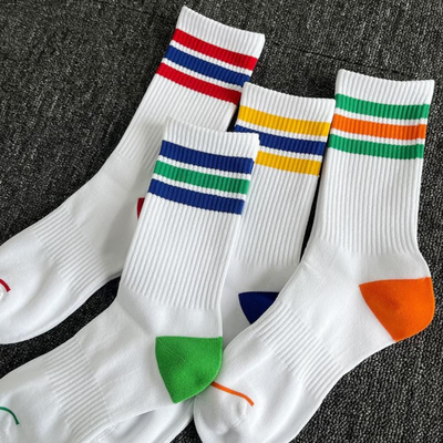 STRIPED SOCKS (THUNDER) 4 PACK